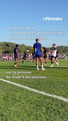 Coupe du monde de rugby : les Aixois assistent à l'entraînement des Bleus au stade Carcassonne