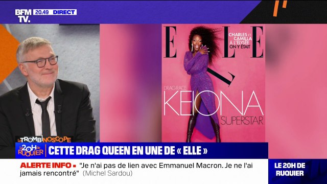 LE TROMBINOSCOPE - Keiona, première drag queen à faire la couverture du magazine Elle en France
