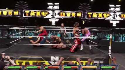 WWE  Edge, Bret Hart(Hitman) & Kavin Nashvs vs Goldberg, Shawn Michaels & John Cena