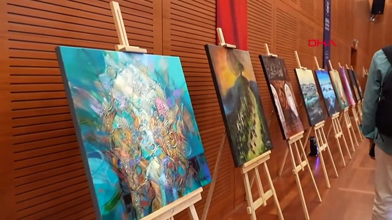 Exposition de peintures de Bursa de l'atelier international d'art de Bursa