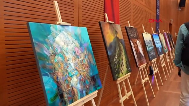 Exposition de peintures de Bursa de l'atelier international d'art de Bursa