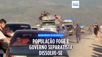 População foge e governo anuncia dissolução