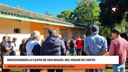 Inauguraron la Casita de San Miguel del Hogar de Cristo