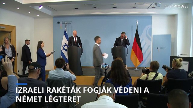 Történelmi megállapodás: izraeli rakéták védik majd a német légteret