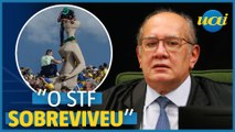 Gilmar Mendes diz que STF ‘sobreviveu’ às ameaças golpistas