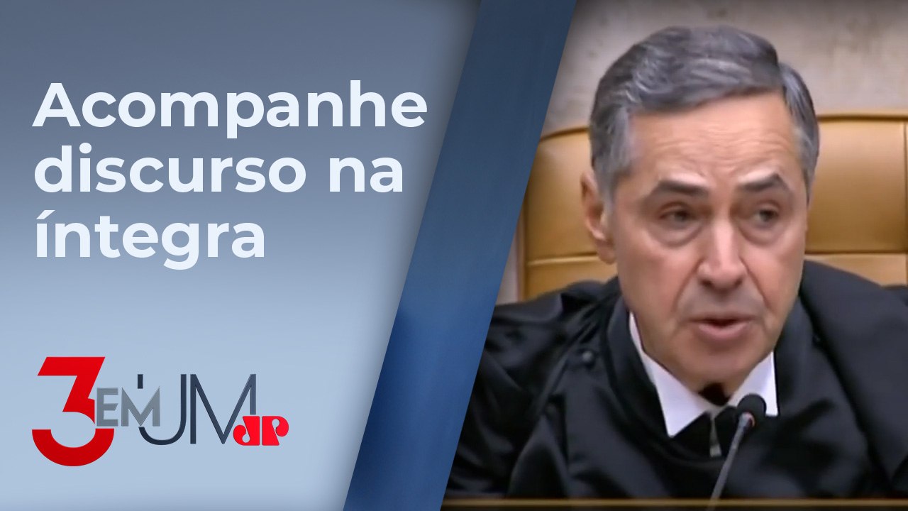 Luís Roberto Barroso fala em “pacificar o Brasil” durante discurso de posse como presidente do STF