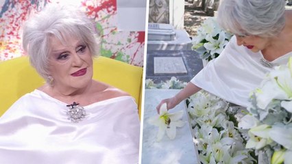 "Fue el día más feliz de mi vida": Anel Noreña recuerda y le lleva flores a José José a 4 años de su muerte