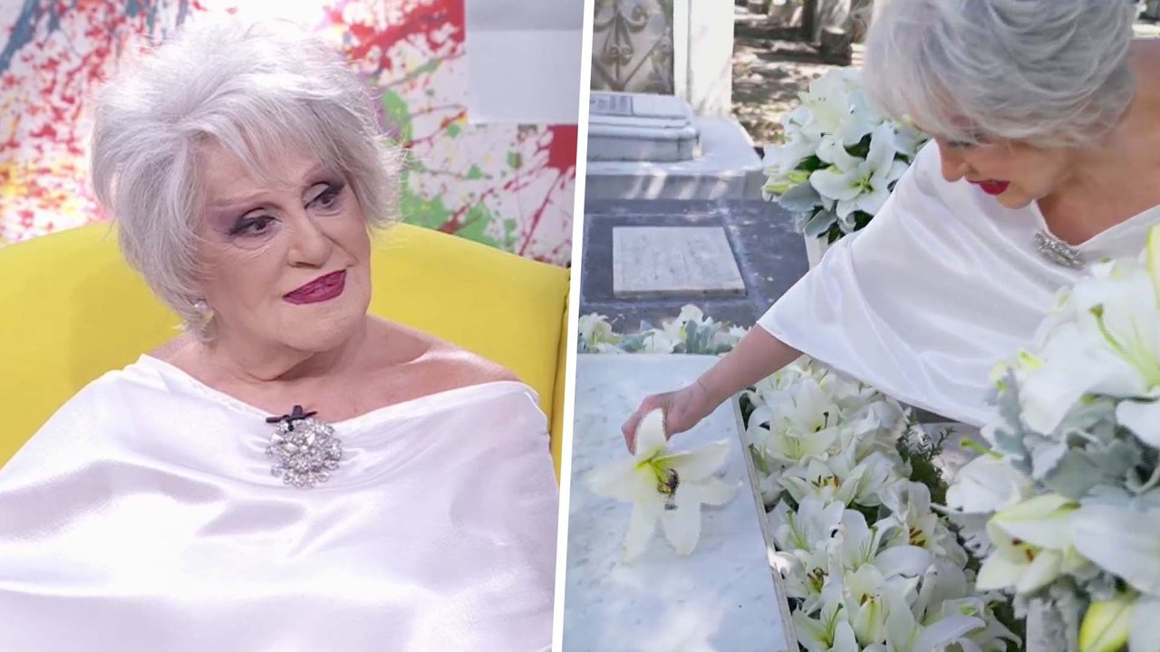 "Fue el día más feliz de mi vida": Anel Noreña recuerda y le lleva flores a José José a 4 años de su muerte