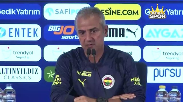 Fenerbahçe Teknik Direktörü İsmail Kartal'dan açıklamalar