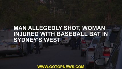 Man allegedly shot, woman injured with baseball bat in Sydney's west