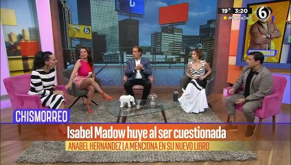Isabel Madow huye al ser cuestionada por el libro de Anabel Hernández