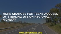 More charges for teens accused of stealing ute on regional highway