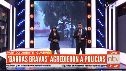 Aprehenden a 22 personas de la barra brava de Oriente por agresiones a la policía
