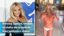 Visita policía a Britney Spears tras video en el que bailaba con cuchillos