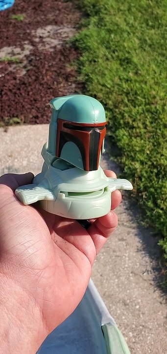 McDonald's Star Wars Boba Fett Toy - Slide Test