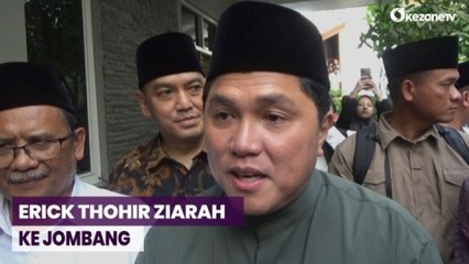 Santer Disebut jadi Bacawapres, Erick Thohir Ziarah ke Makam Pendiri NU di Jombang