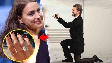 Today on the set, Bradley Cooper suddenly proposed to Irina Shayk