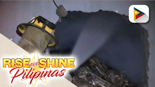 Higit 200 pamilya, nagpalipas ng gabi sa evacuation center matapos masunog ang isang bodega sa Valenzuela