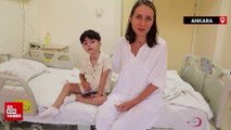 Solunum cihazına bağlı yaşayan 5 yaşındaki Çınar artık konuşuyor