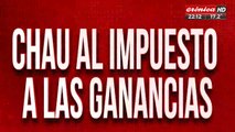 Chau al impuesto a las ganancias: el Senado lo transformó el ley