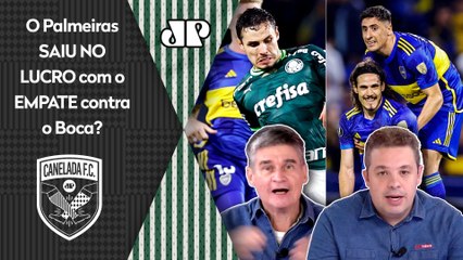 "Cara, ESTÁ MAIS DO QUE EVIDENTE que o Palmeiras..." EMPATE com o Boca Juniors foi LUCRO pro Verdão?