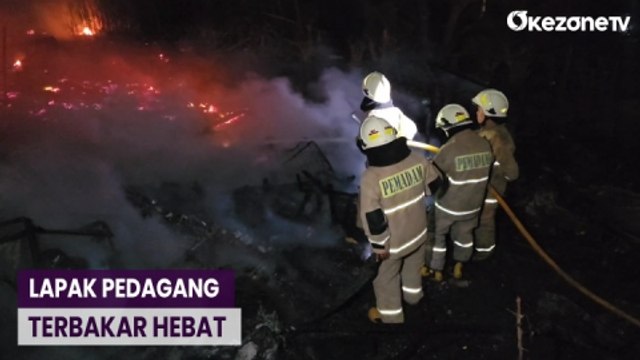 3 Lapak Terbakar di Kamal Muara, Penyebabnya Diduga dari Percikan Api Kabel Listrik