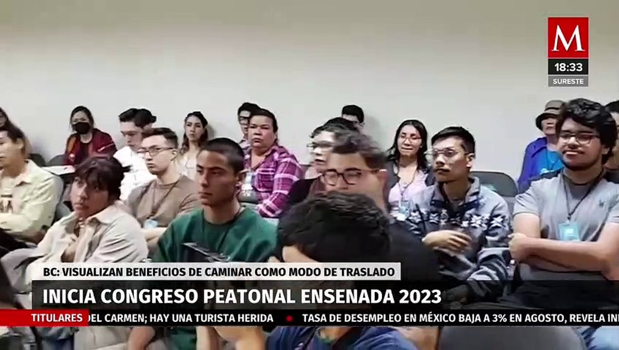 Comienza el noveno Congreso Peatonal en Baja California