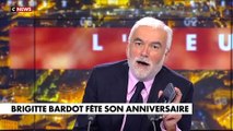 Brigitte Bardot appelle Pascal Praud par surprise, en plein direct hier soir sur Cnews, alors qu'il est en train d'évoquer son anniversaire : 
