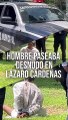 Un hombre que corría desnudo por carriles centrales de la Calzada Lázaro Cárdenas, generó una intensa movilización policíaca  #TuNotiReel