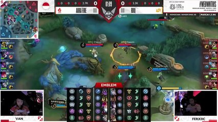 MPL ID S12 AURA FIRE vs RRQ _ Regular Season WEEK 1 DAY 2 _ GAME 1