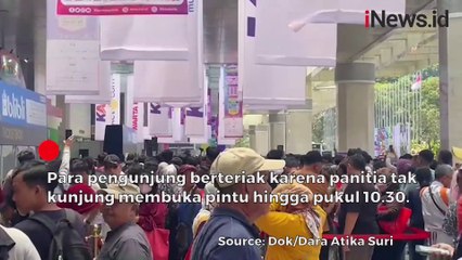 Sempat Ricuh, Ribuan Pengunjung Pameran Tiket Murah KAI Teriak Minta Pintu Segera Dibuka
