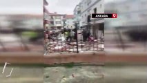 Ankara'da bir binada doğalgaz patlaması yaşandı