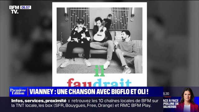 Bigflo et Oli présents sur le nouvel album de Vianney, avec la chanson Il faudrait