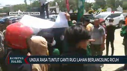 Unjuk Rasa Tuntut Ganti Rugi Lahan Berlangsung Ricuh