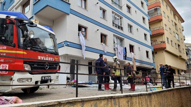 Ankara Mamak’ta doğalgaz patlaması