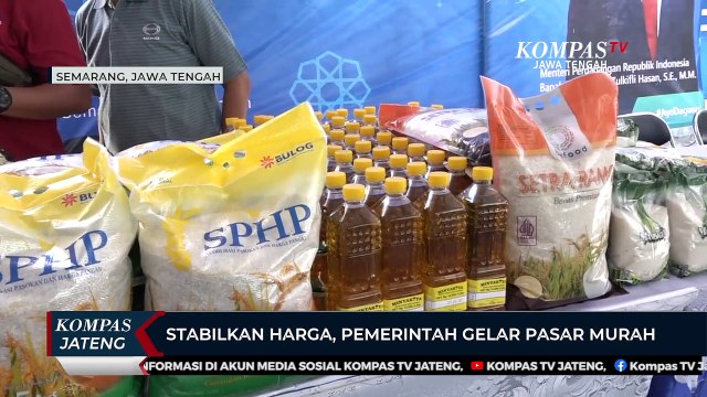 Stabilkan Harga, Pemerintah Gelar Pasar Murah di Kota Semarang