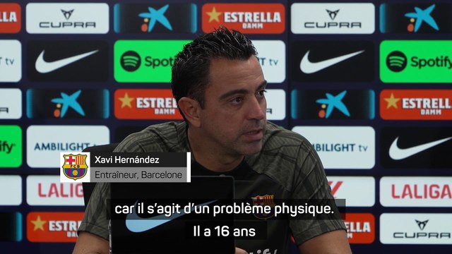 Xavi sur Yamal : Le football ne se joue pas uniquement quand on a le ballon dans les pieds
