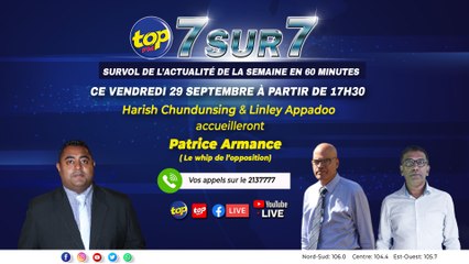 7 sur 7, les actualités de la semaine en 60 minutes.