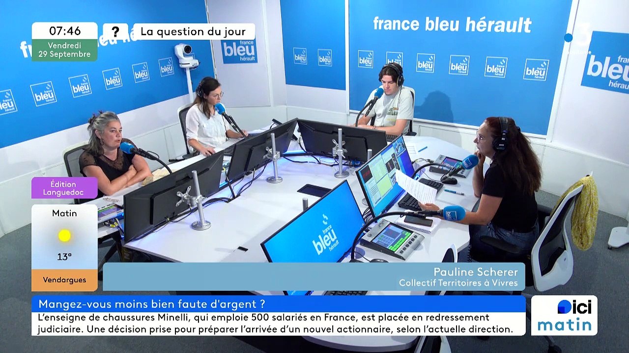 Pauline Scherer,  sociologue, membre du collectif Territoires à VivreS et co-pilote de l'expérimentation de la caisse alimentaire commune qui se déroule depuis un an à Montpellier.