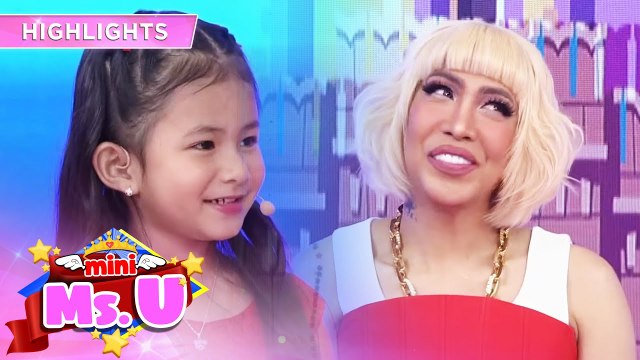 Vice Ganda realizes something from what Mini Miss U Briseis said | It's Showtime Mini Miss U