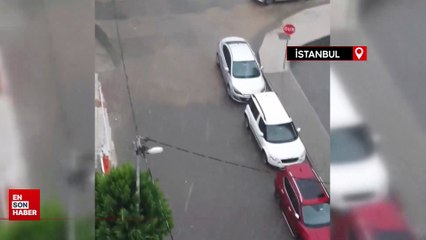 İstanbul'u yağmur vurdu: Pendik göle döndü, araçlar sürüklendi
