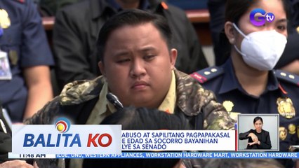 Umano'y pang-aabuso at sapilitang pagpapakasal sa mga menor de edad sa Socorro Bayanihan Services, idinetalye sa Senado | BK