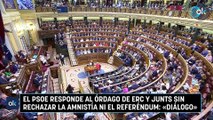 El PSOE responde al órdago de ERC y Junts sin rechazar la amnistía ni el referéndum: «Diálogo»