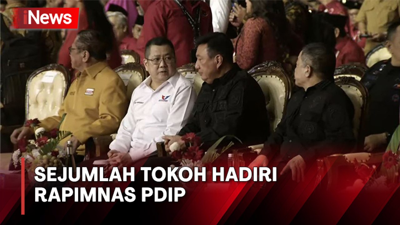 Rakernas IV PDIP, Sandiaga Uno hingga Hary Tanoesoedibjo Hadir ke JIExpo