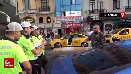 denetime takılan adam polis ekiplerine hakaret etti: "Senin maaşını kim veriyor"