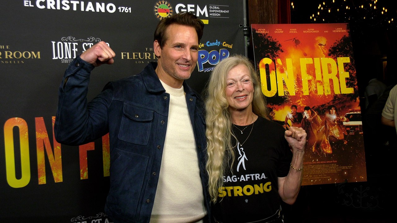 Peter Facinelli and Frances Fisher "On Fire" Special Screening Red Carpet Event