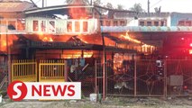 15 Jitra shophouses destroyed in 1am blaze