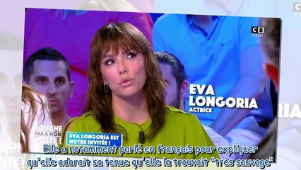 Eva Longoria dans TPMP  son compliment à double tranchant en français à Cyril Hanouna un peu déstab