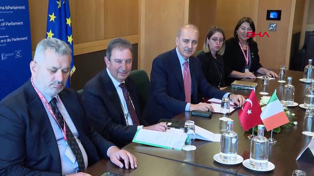 TBMM Başkanı Kurtulmuş Dublin'de İrlanda Senato Başkanı ve İsrail Meclis Başkanı ile Görüştü