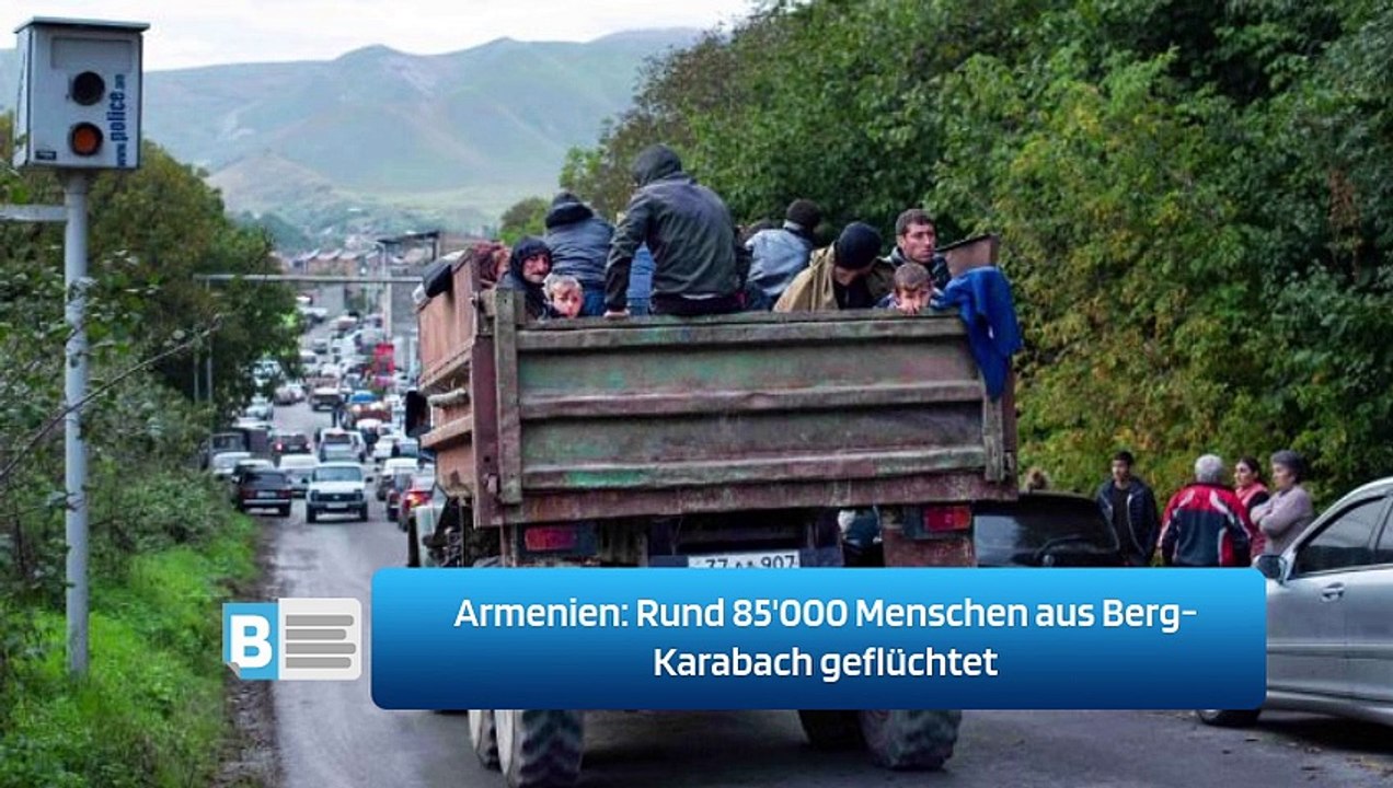 Armenien: Rund 85'000 Menschen aus Berg-Karabach geflüchtet